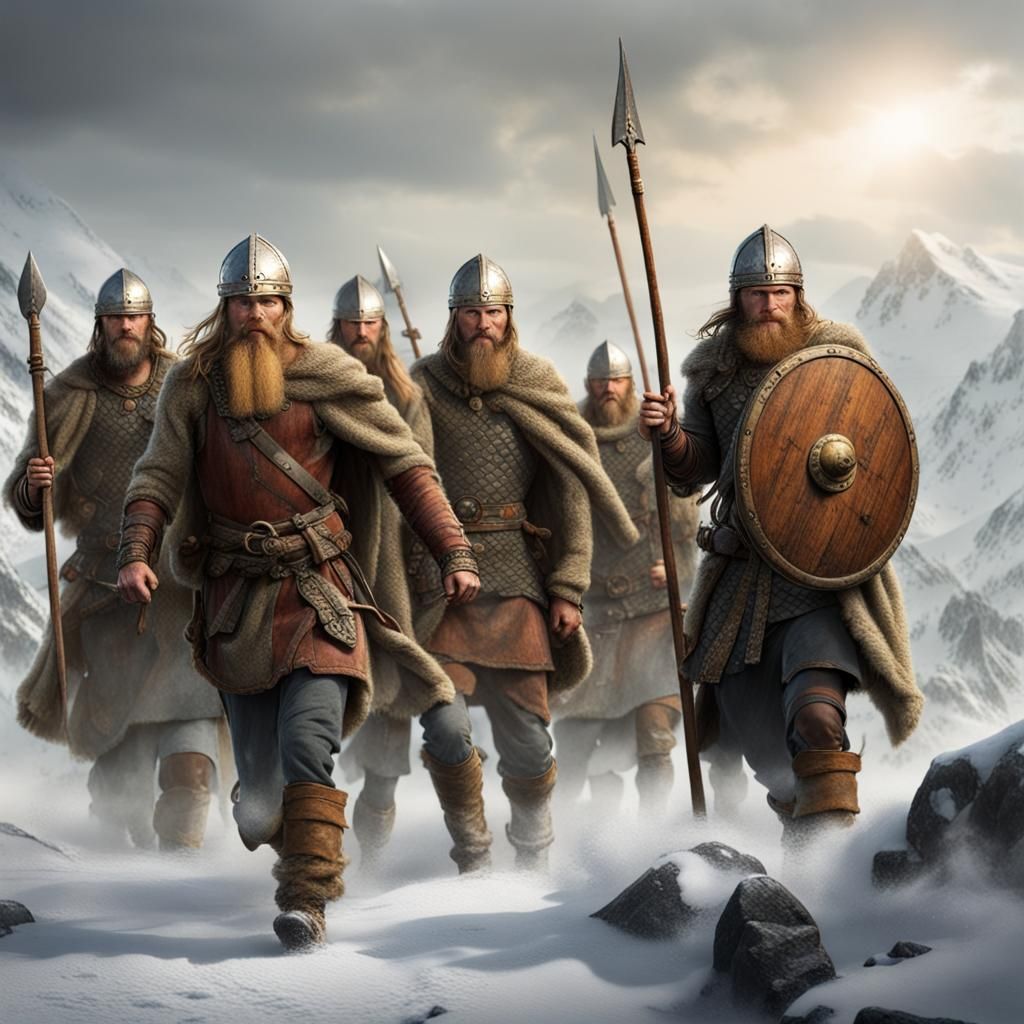 Norsemen raiders unknown places beyond norwegian and scandinavia - AI ...