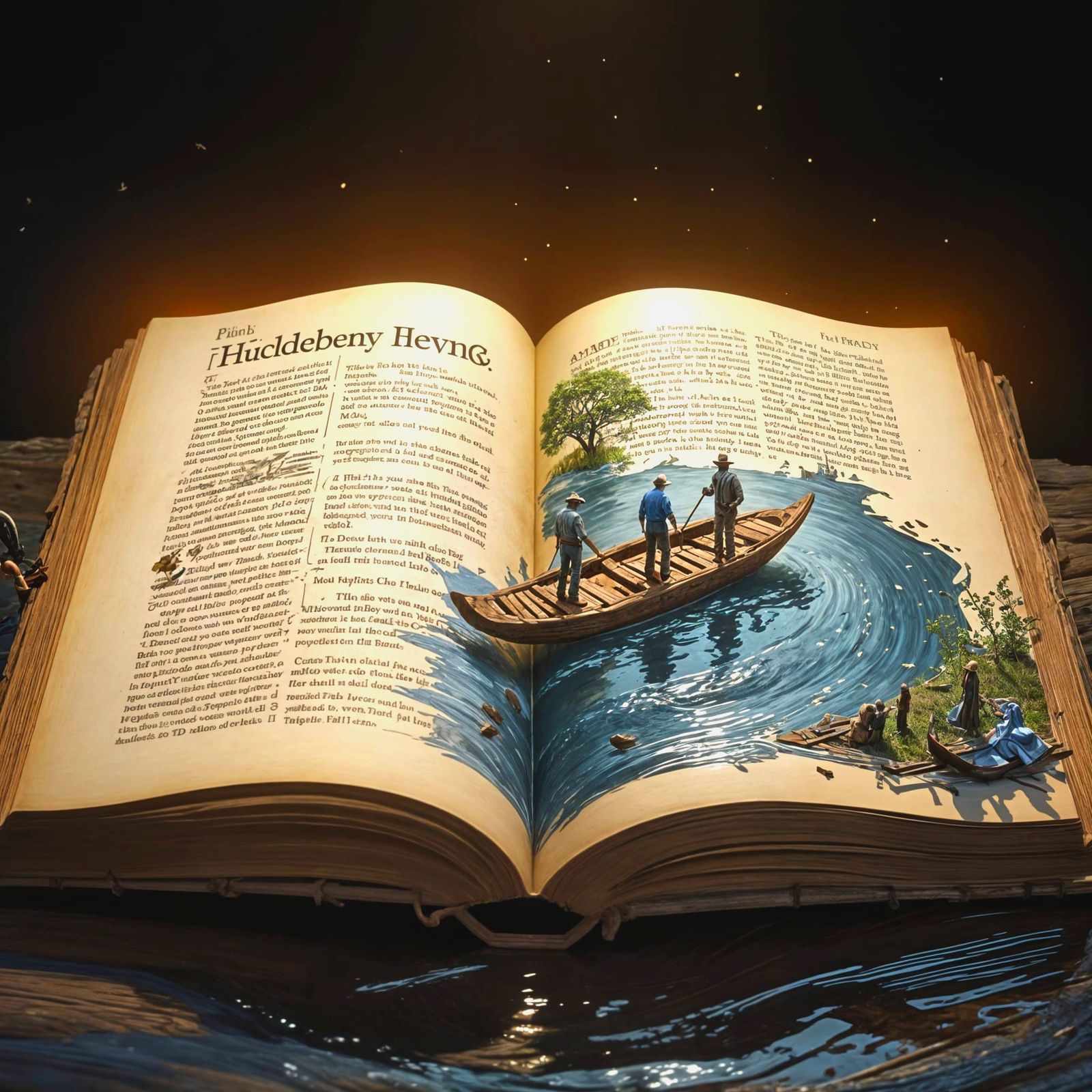Huckleberry Finn: illustrated edition  by @Mike Ritchie