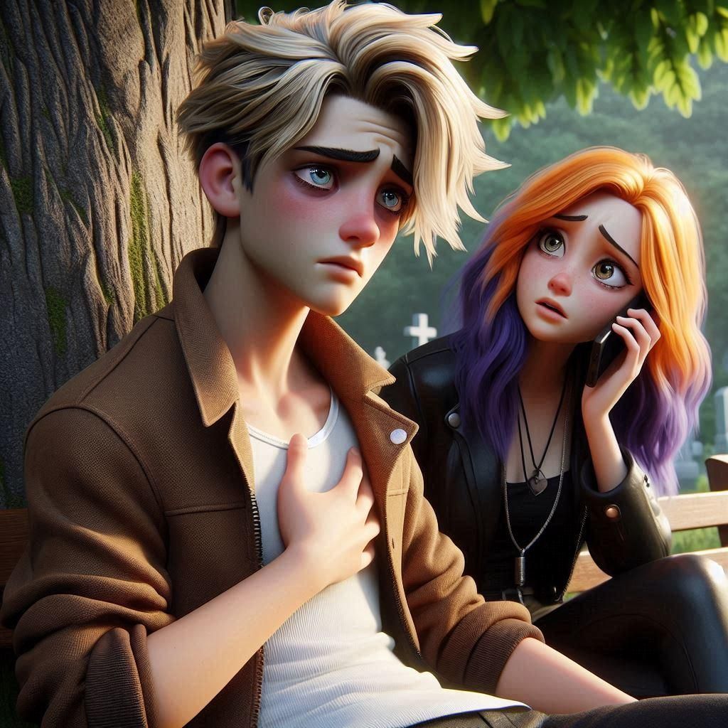 "HELP! HELP! SOMEBODY HELP ME!" she screamed into the phone....