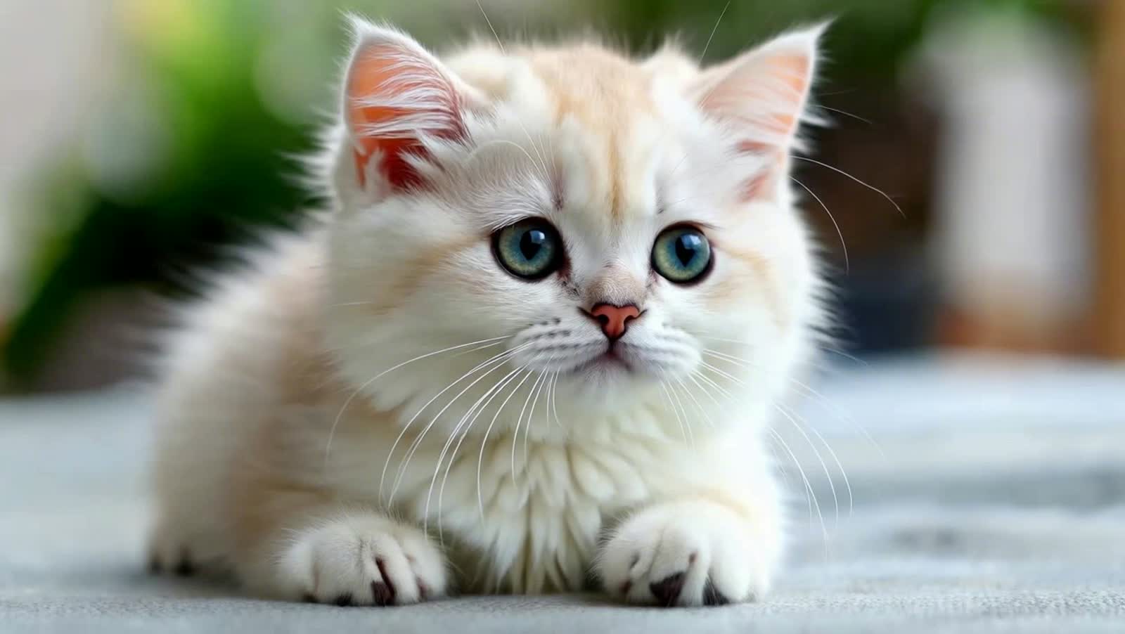 Very cute and real fur, kitten