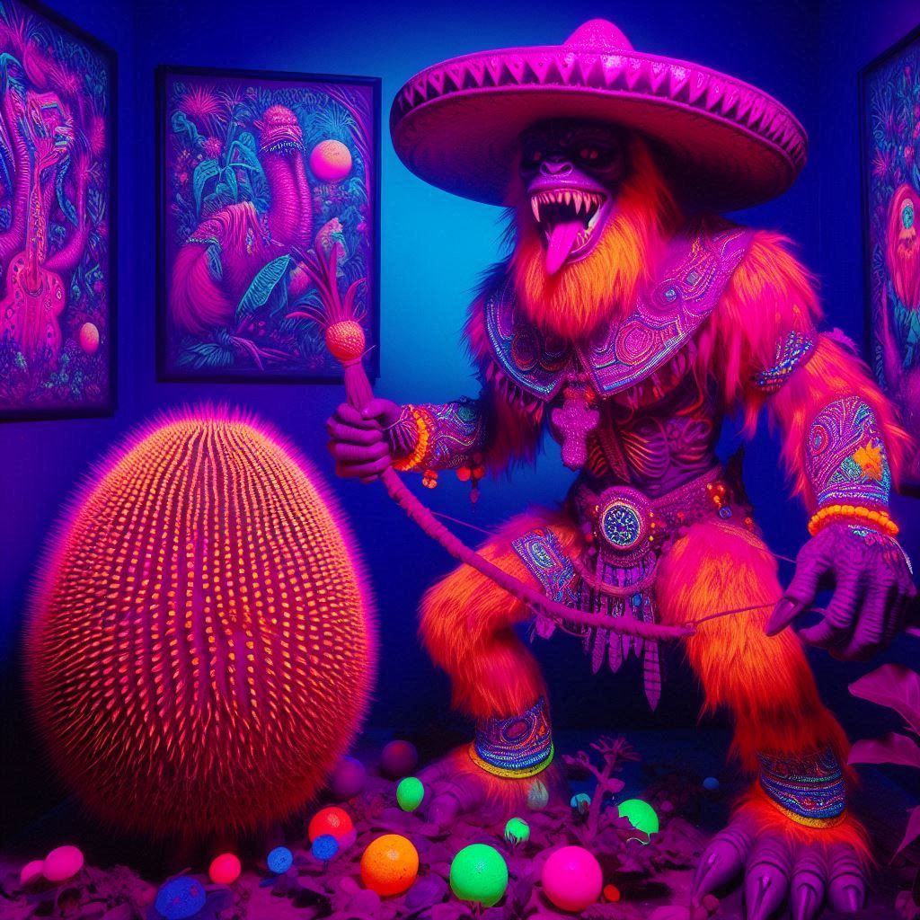 trippy 60s gogo decor