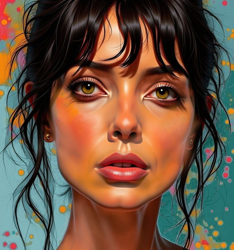 Touch-up portrait - another one I wanted to bin, but instead used to practice my touch-up skills.