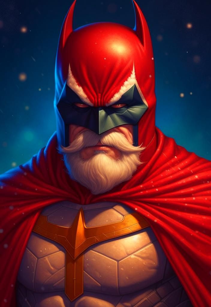 Batman is really Santa