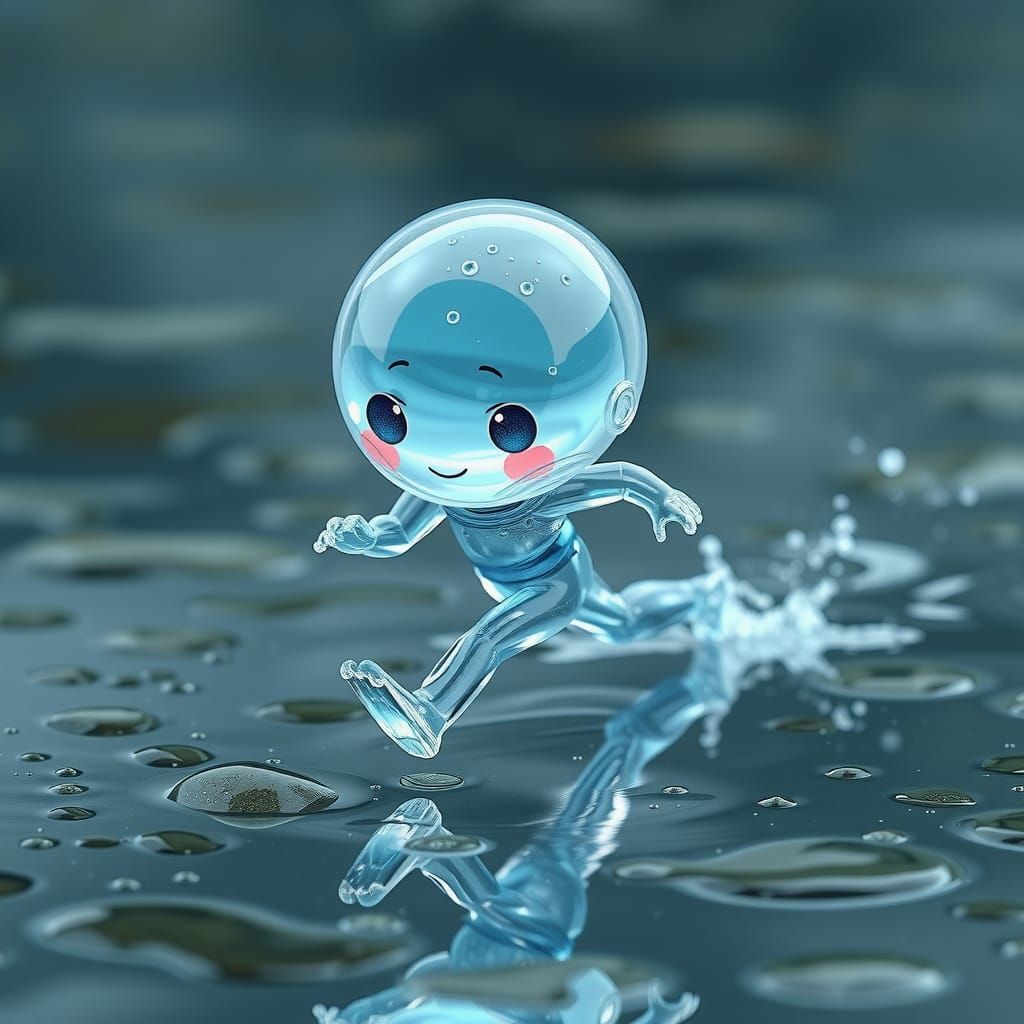 Running Water  by @Latent Space Explorer