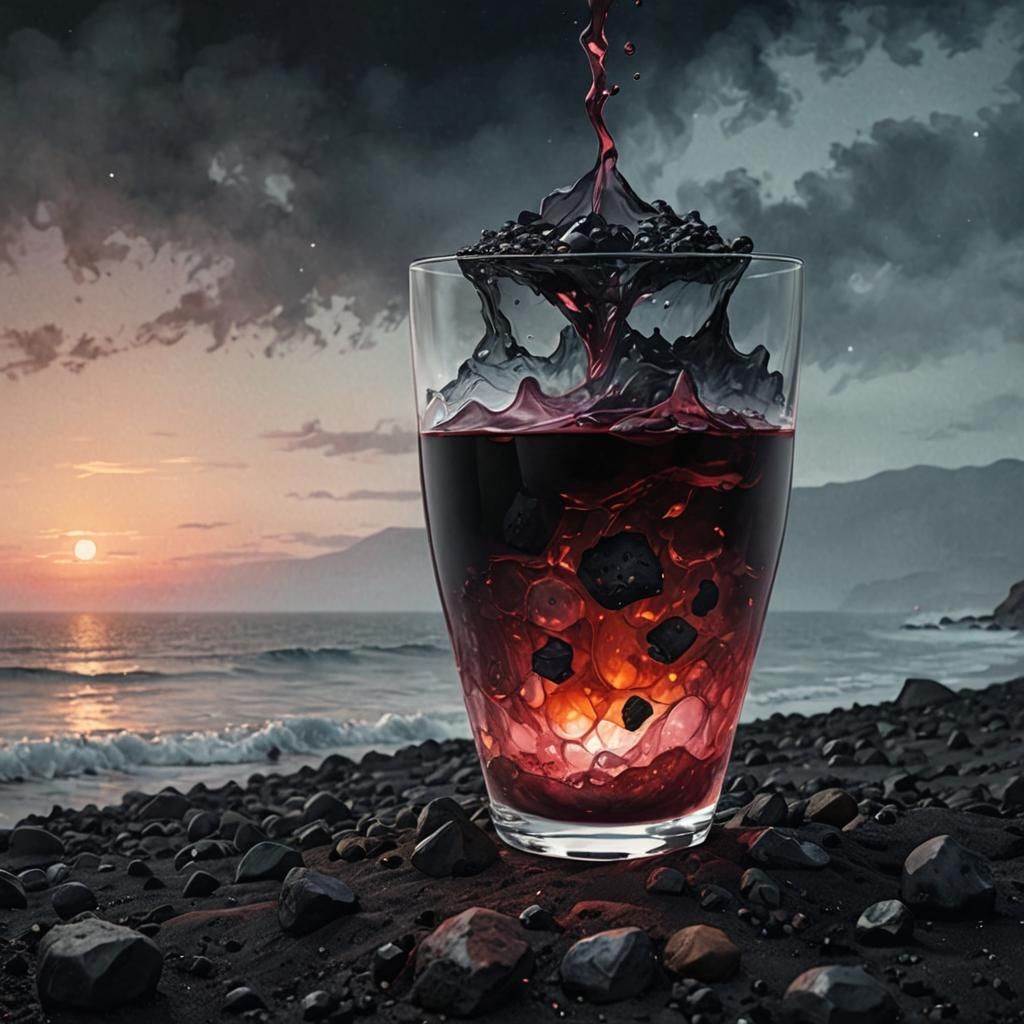 Pyroclastic wine
