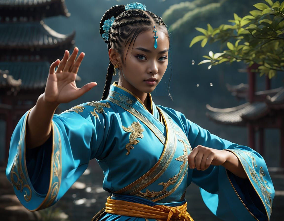 18-year-old African-Chinese Water Shaolin 