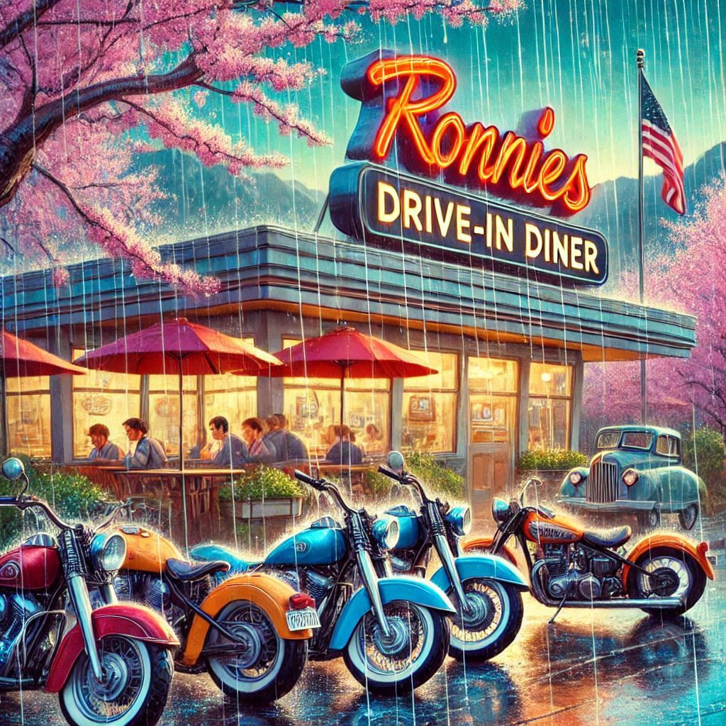 Raining at Ronnies