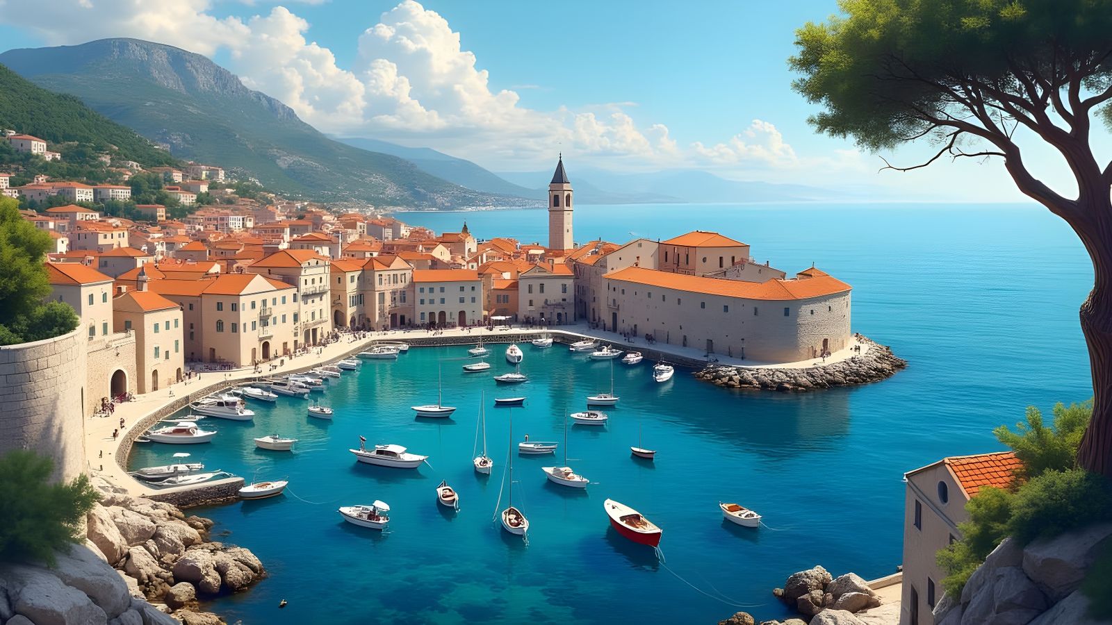 Historic Picturesque Dubrovnik Harbor  by @Gary Murakami