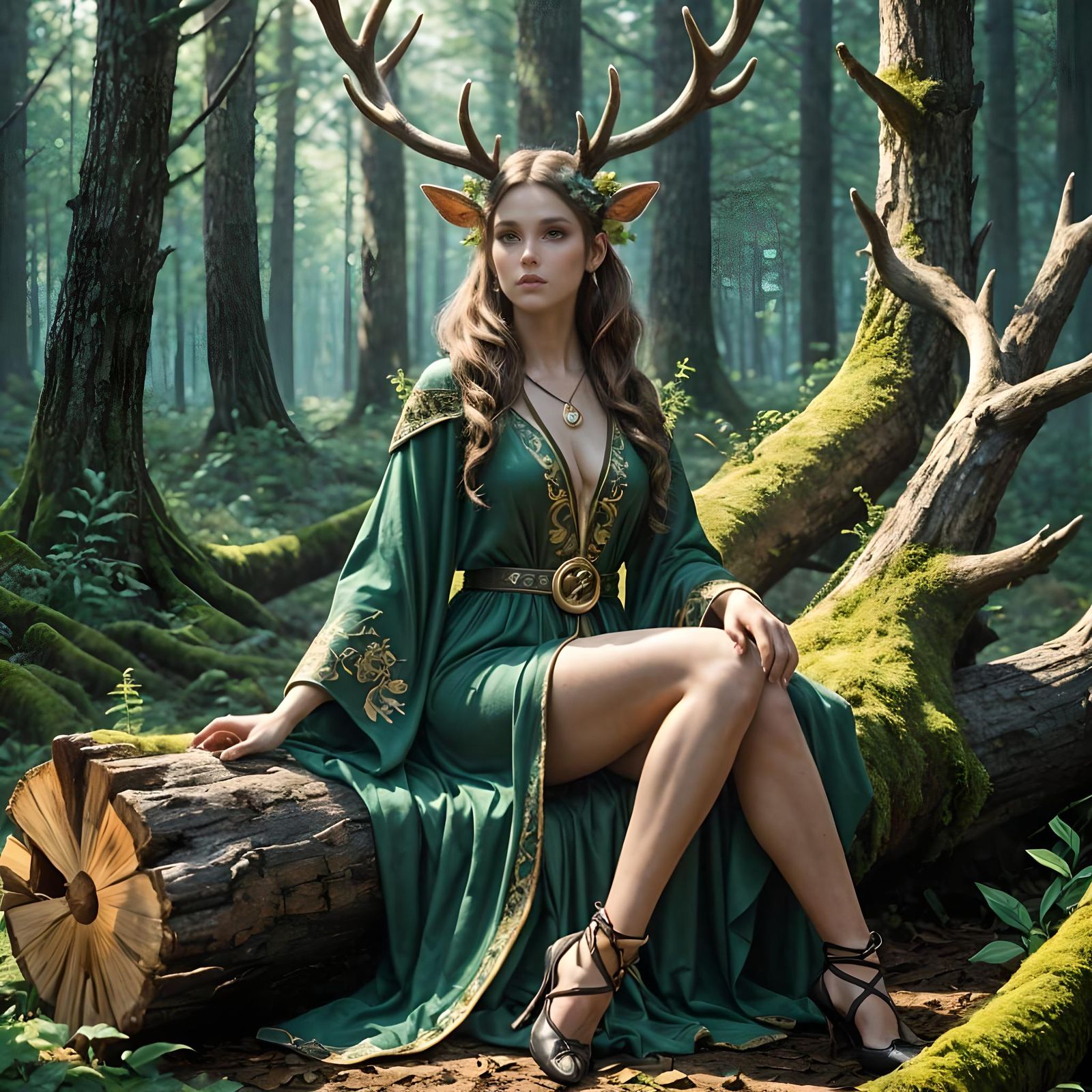 Faun-Human Hybrid  by @Notuneek