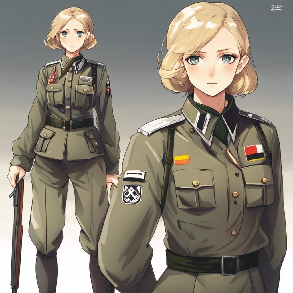 ww2 german anime girl by Newlondonivm on DeviantArt