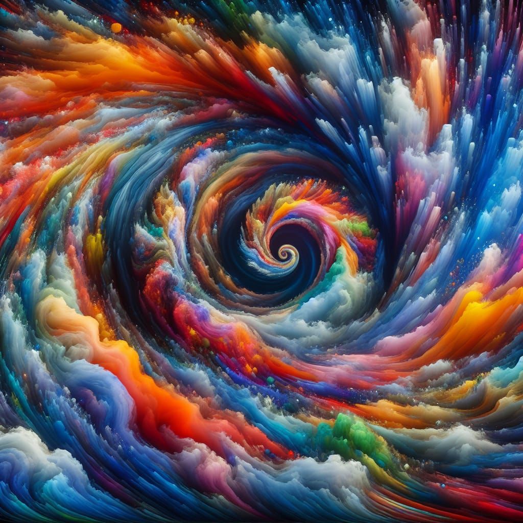 The spinning colors of art