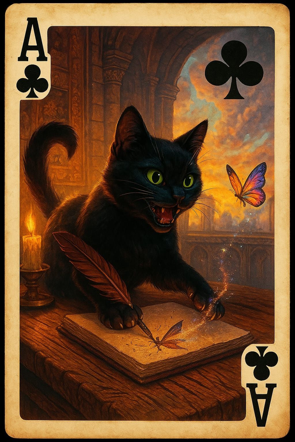 Ace of clubs Albus did you use my animatus potion