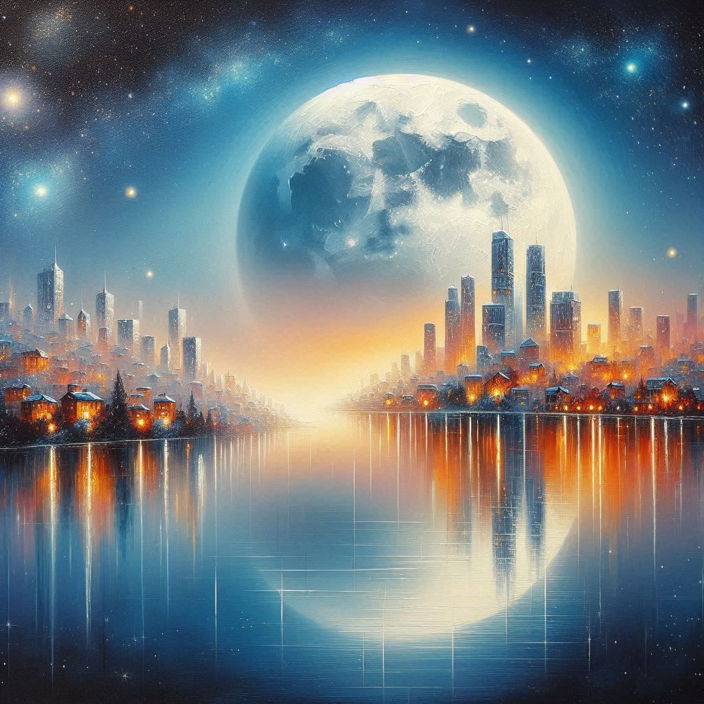 The Moonlit Night, A Winter Glow