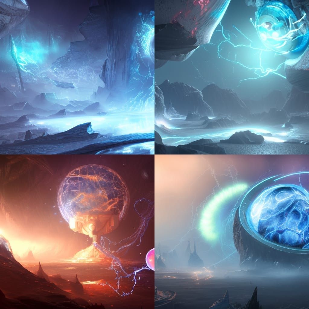 Ice and electricity cosmic sphere