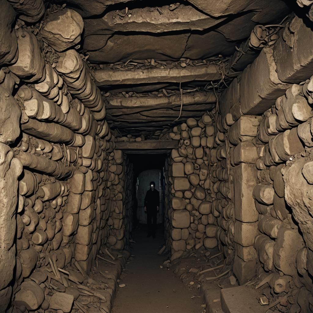 Deep within unfathomed catacombs, scientists probe areas man...