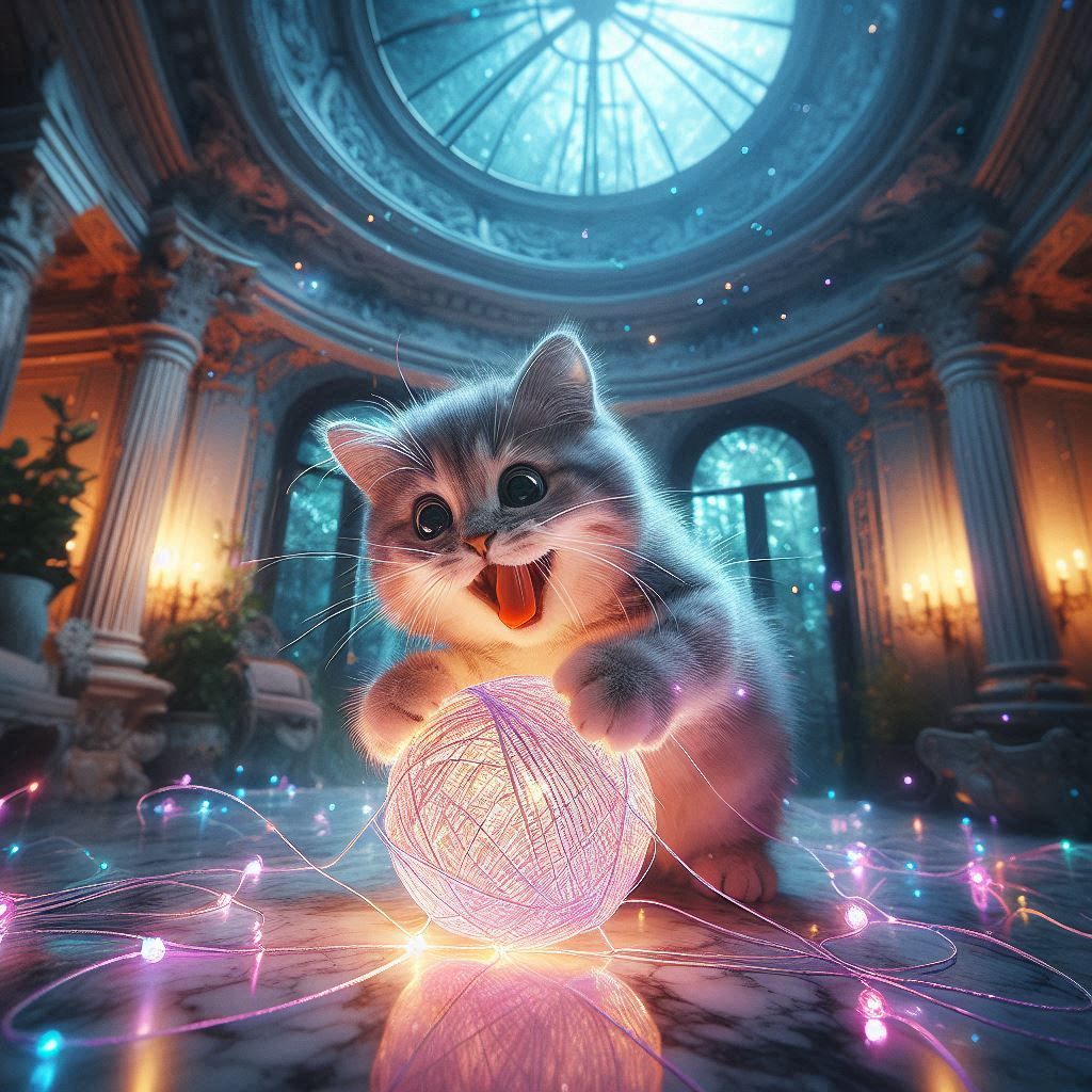 "This new yarn is something else!"