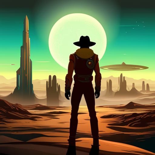 Where ya going space cowboy