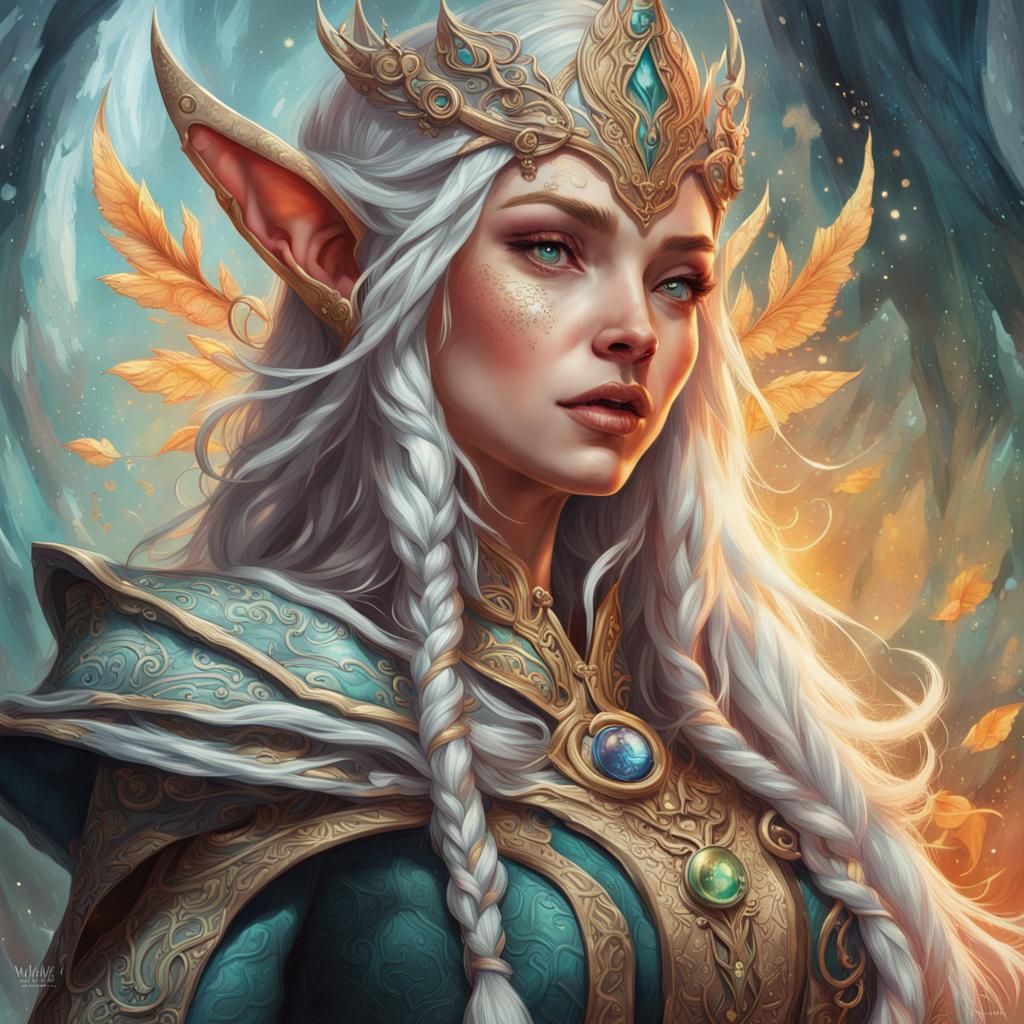 Queen Elf - AI Generated Artwork - NightCafe Creator