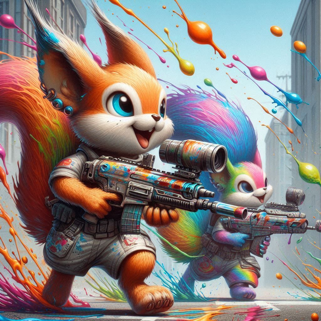 Paintball Squirrels