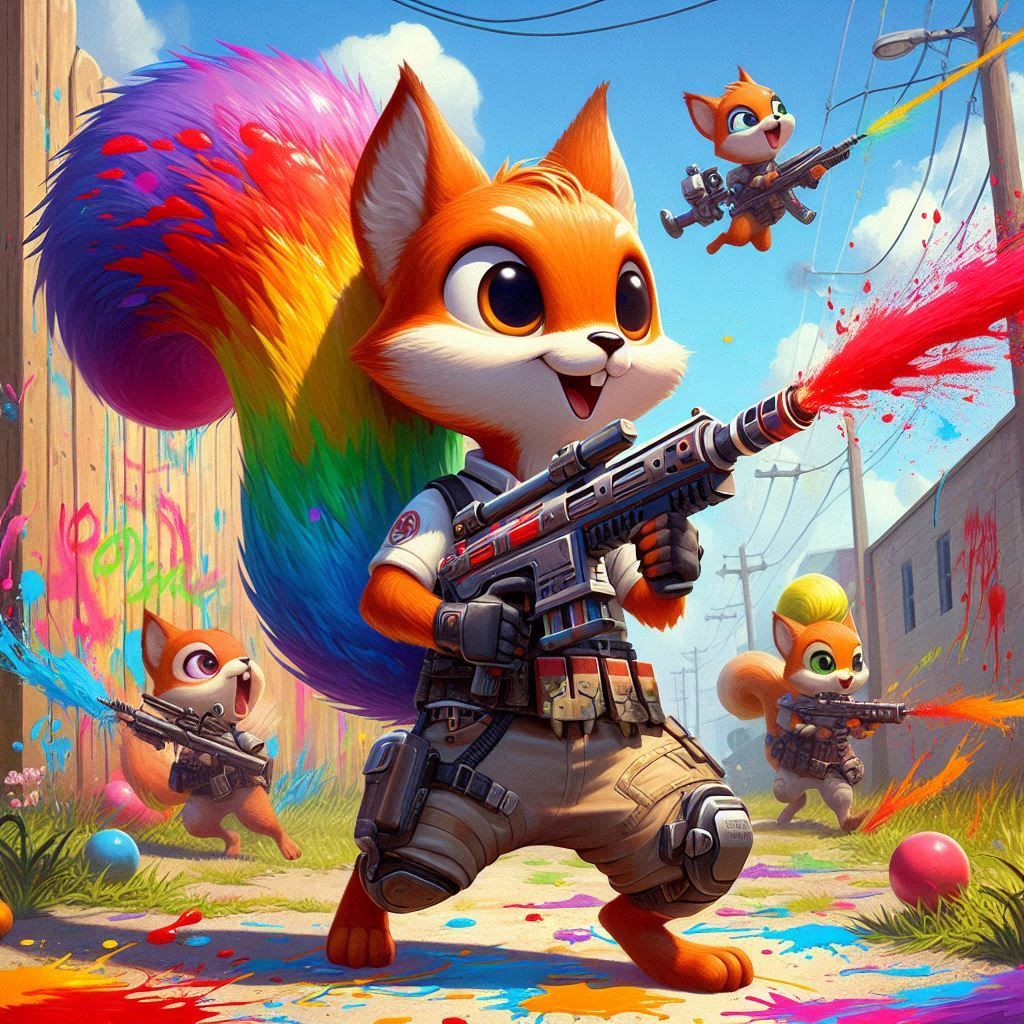 Paintball Squirrels