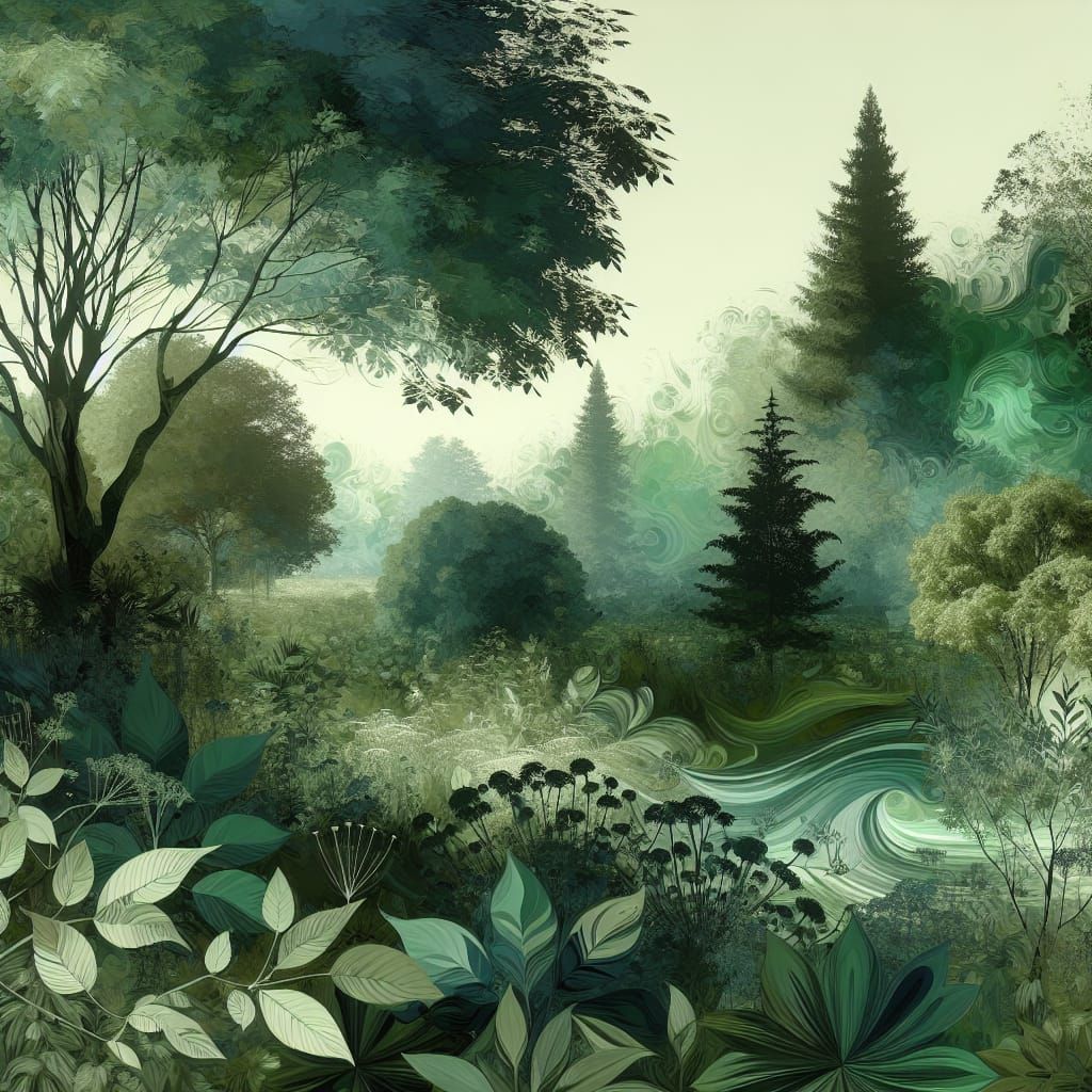Serene Green Dream