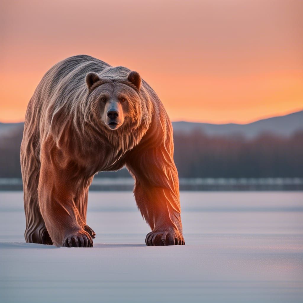 bear on te ice