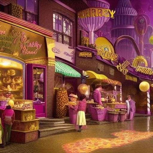 Willy wonka's secret bakery