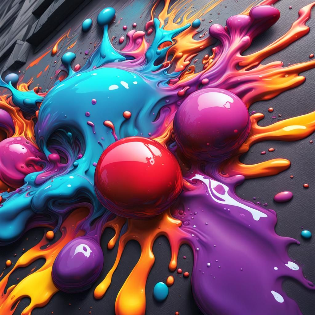 A splash of colour