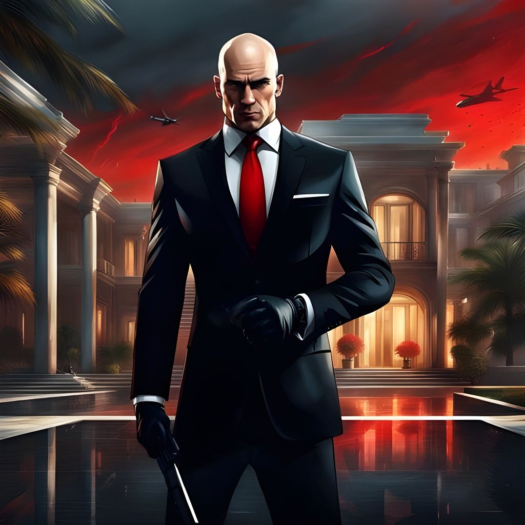 Hitman AI Generated Artwork NightCafe Creator