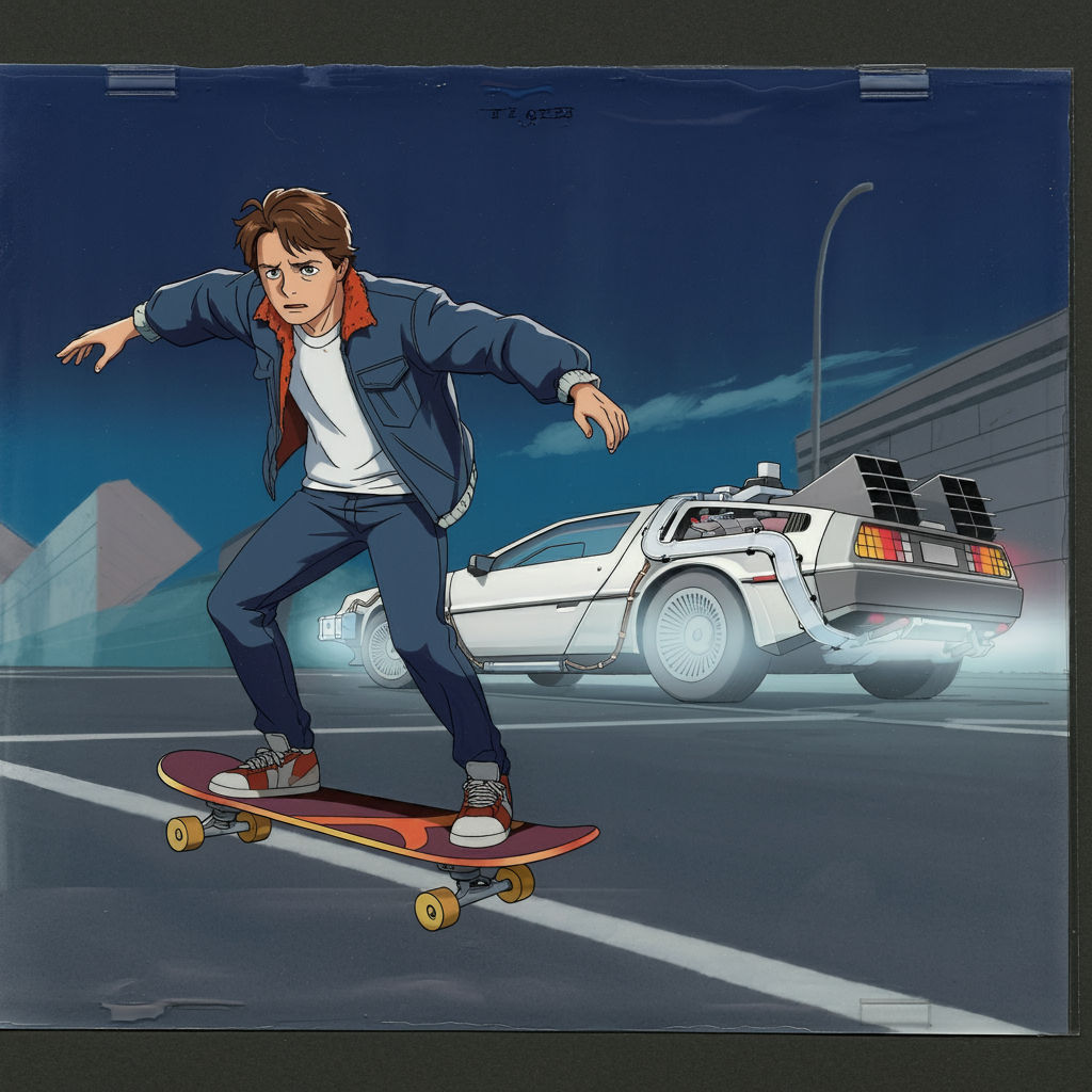 a Back to the Future the anime