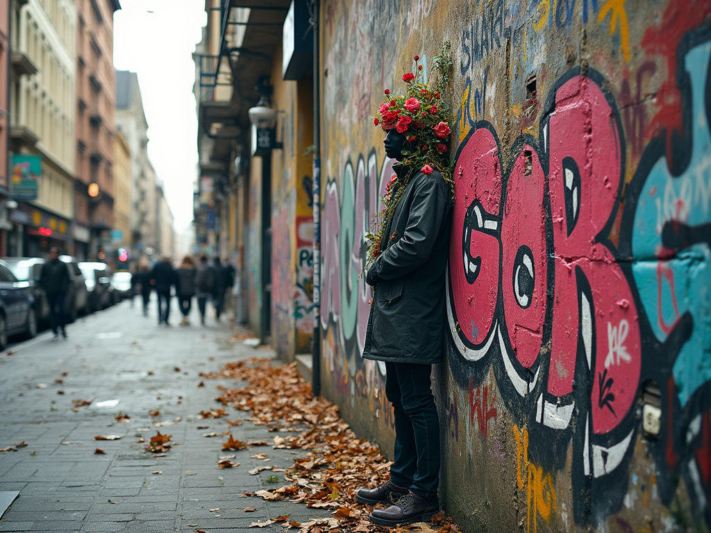 Urban Metamorphosis (Inspired by Liu Bolin's camouflage body...