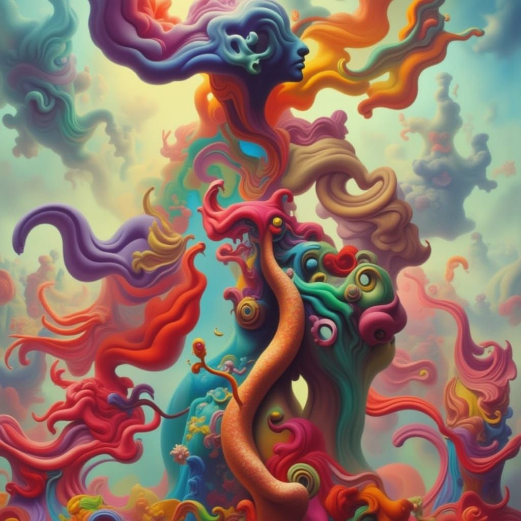 <lora:Surreal Swirls:1.0>