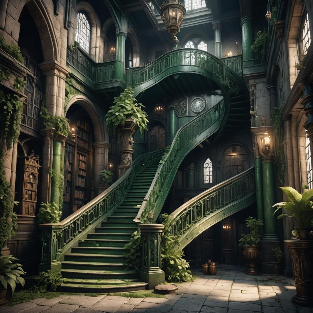 slytherin staircase