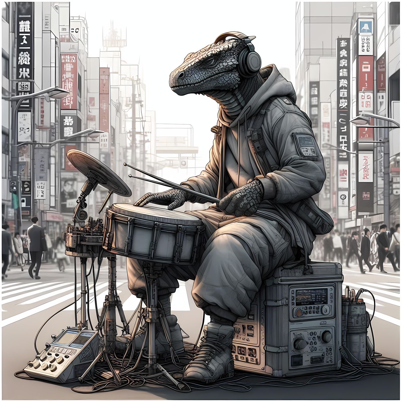 Dino-Busker