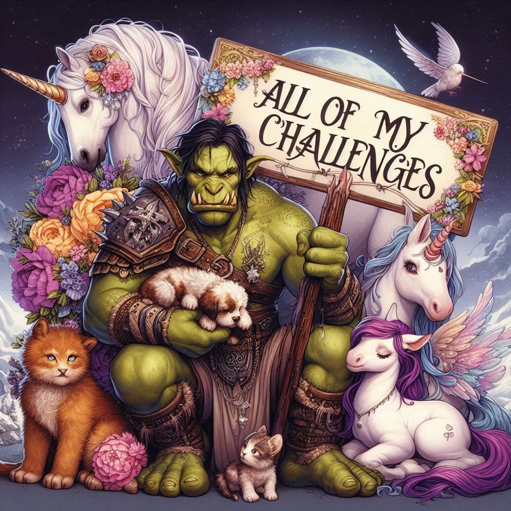 All of my recurring Challenges