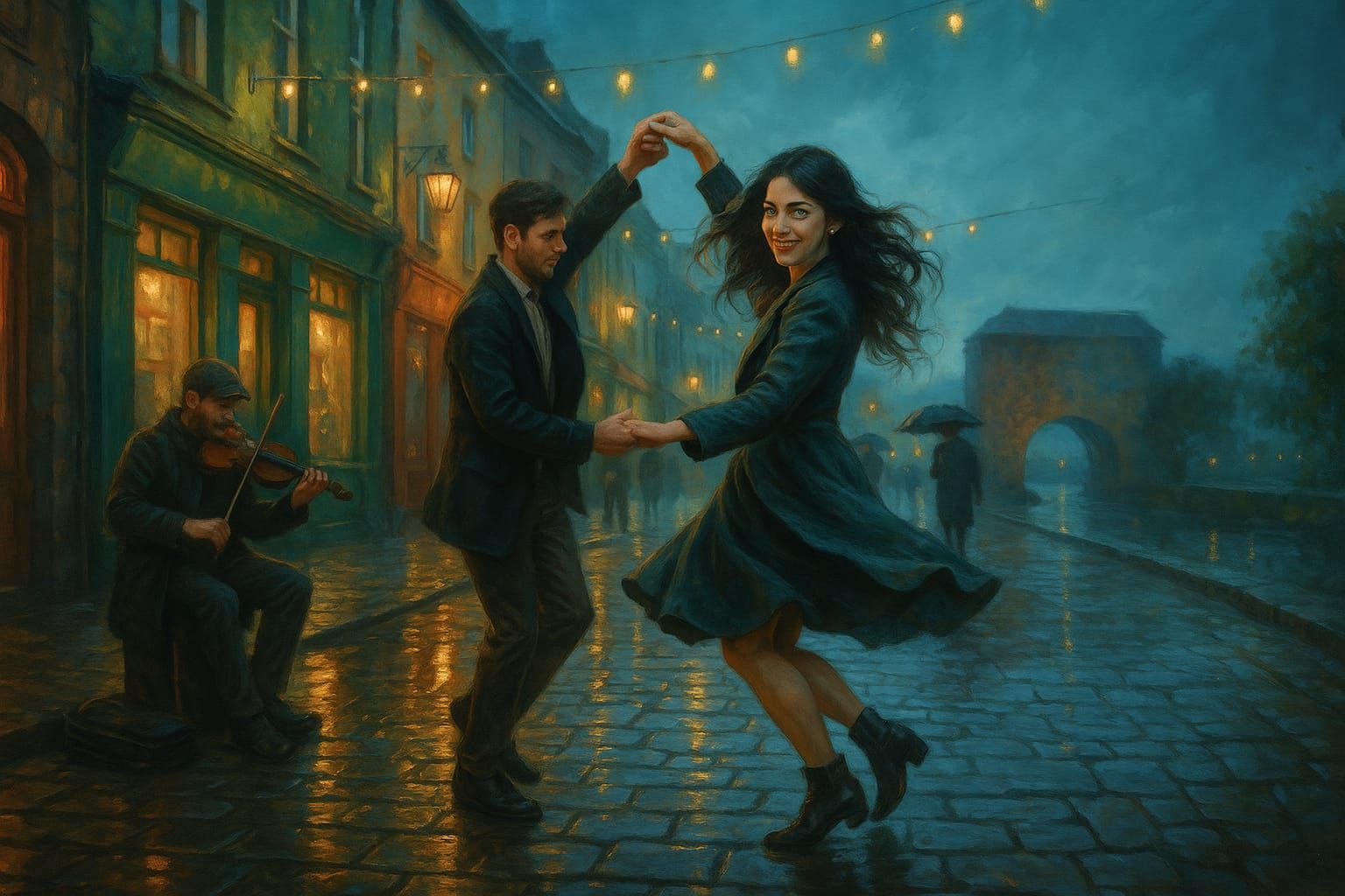 #songs2prompts - No. 8 inspired by Ed Sheeran’s "Galway Girl...