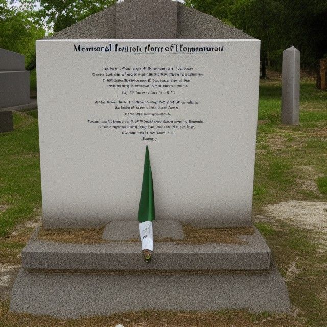 Memorial to those forgotten