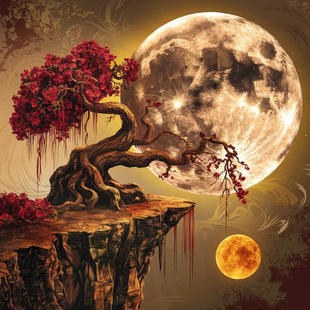 Crimson Moonrise