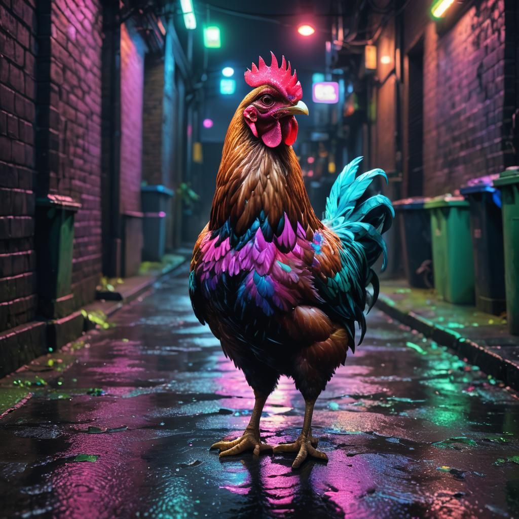 Fluorescent Chicken