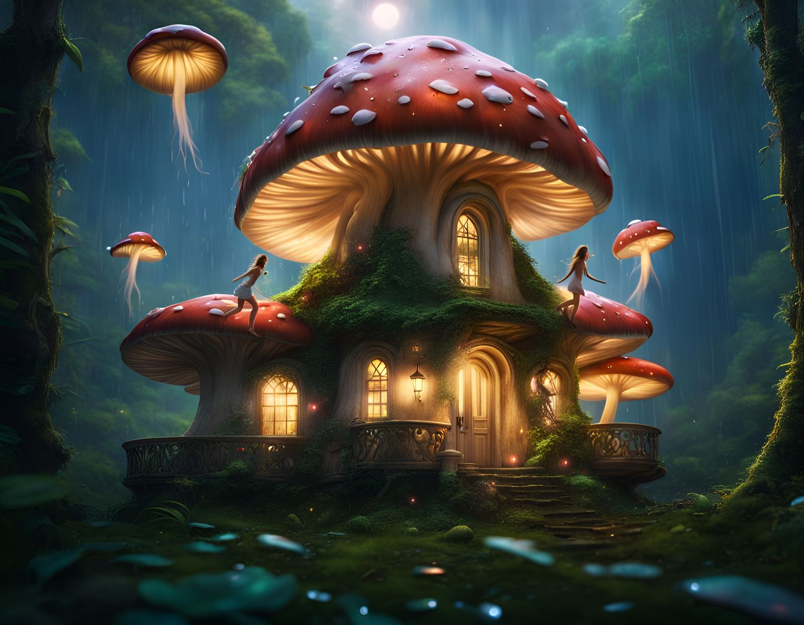 Fairy House - AI Generated Artwork - NightCafe Creator