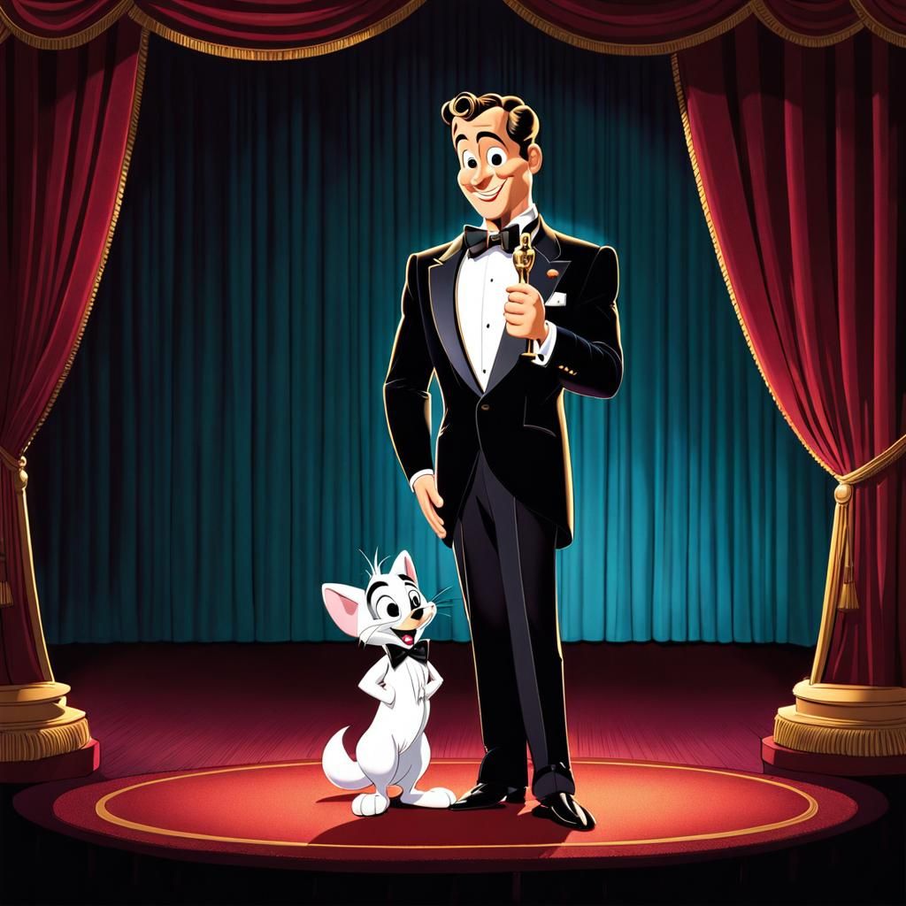 Presenting the mini Oscar for best cat performance  by @forge4ward