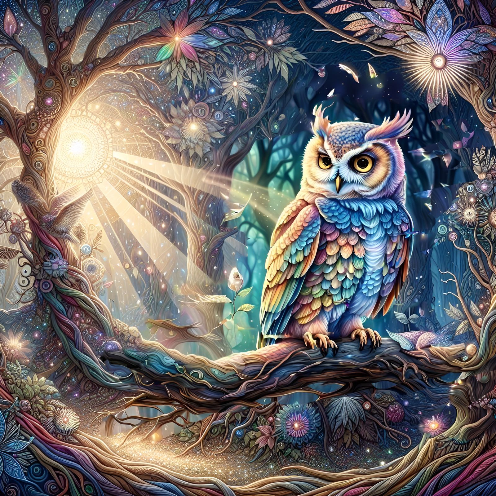 Colorful Owl
