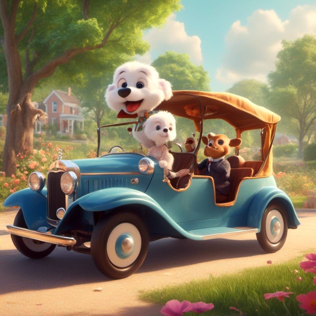 <lora:Kyoot:1.0> Driving Miss Daisy.