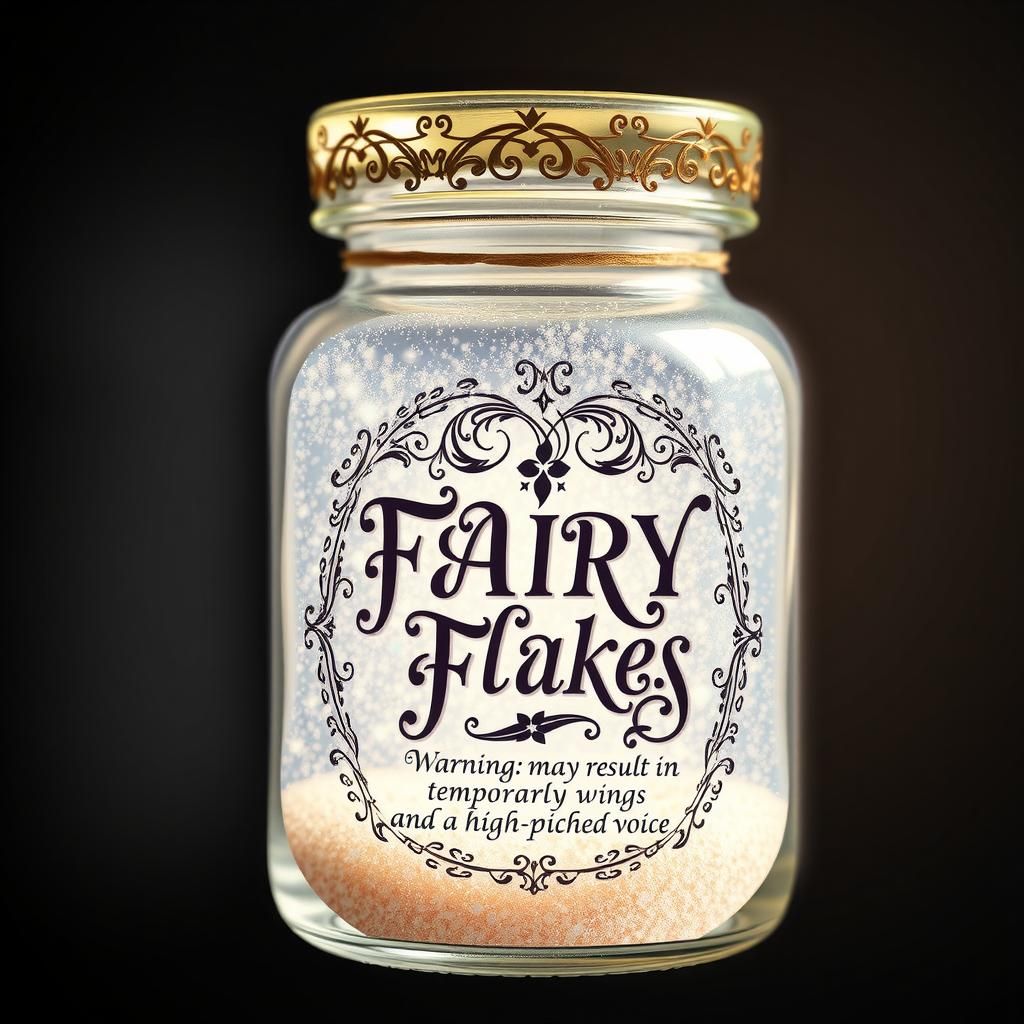 FAIRY FLAKES Warning: may result in temporary wings and high-pitched voice  by @Belle