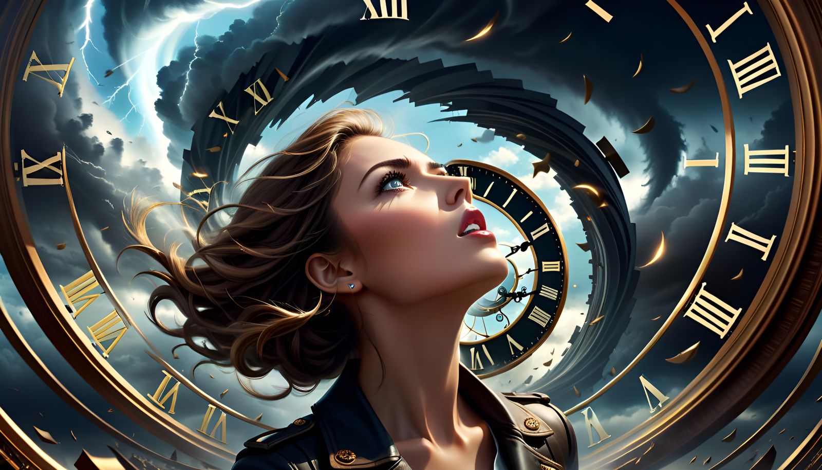 Illusions of time passing by  by @Skullvia