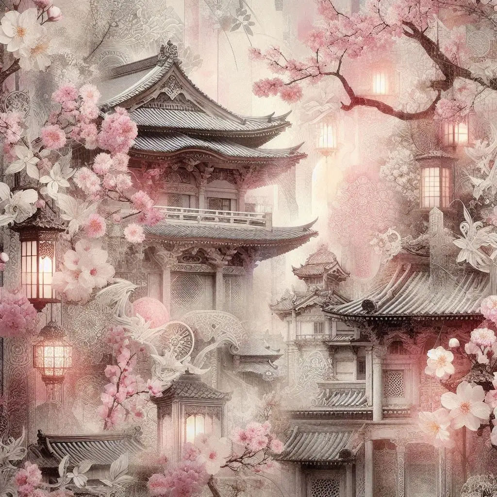 Japan Floral Imprints.