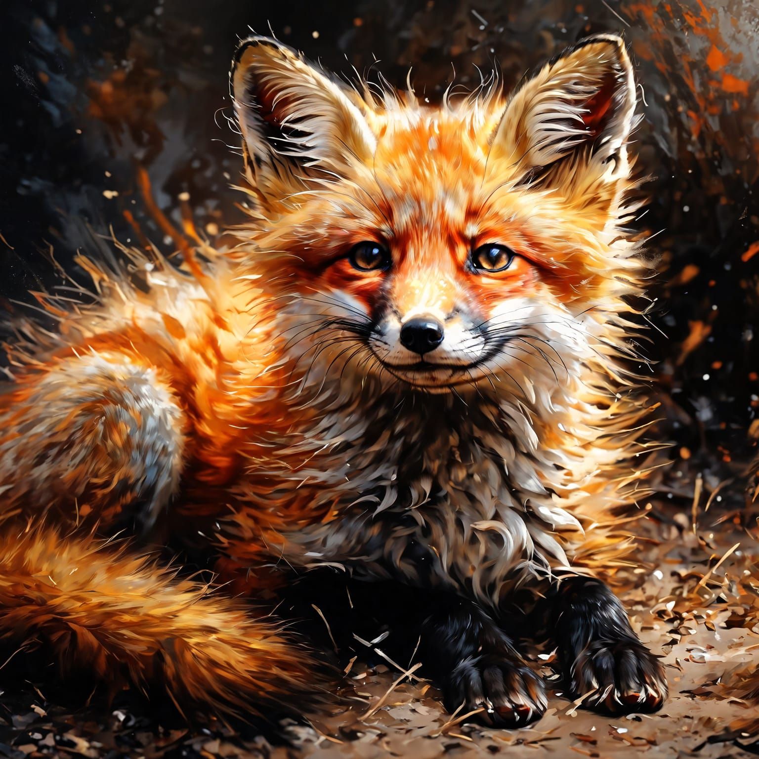 Little Fox - AI Generated Artwork - NightCafe Creator