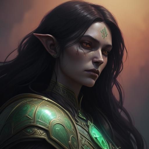 Holy woman goblin like