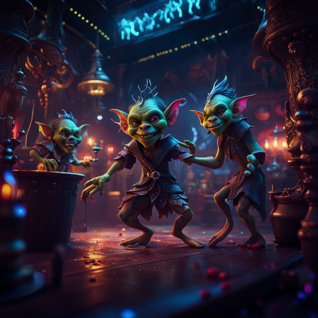 Goblins In A Nightclub Ai Generated Artwork Nightcafe Creator 4550