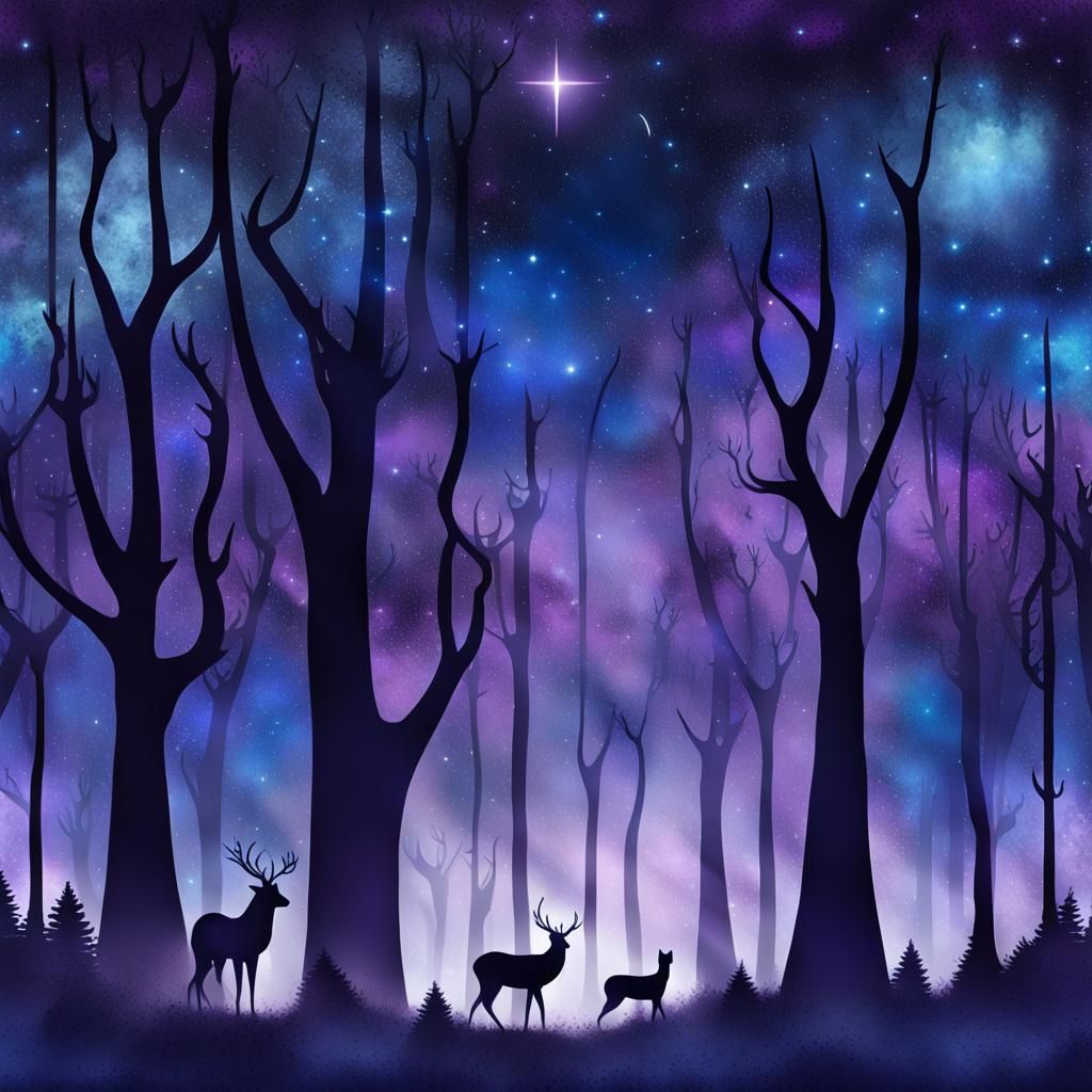 Evening in the Forest